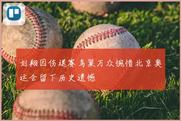 刘翔因伤退赛鸟巢万众惋惜北京奥运会留下历史遗憾